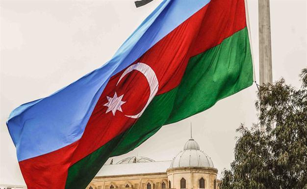 Flag of Azerbaijan. PHOTO: AFP