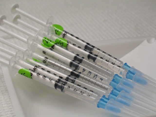 11,160 hormonal injections used to enhance milk production of cows recovered from four passengers. PHOTO: FILE