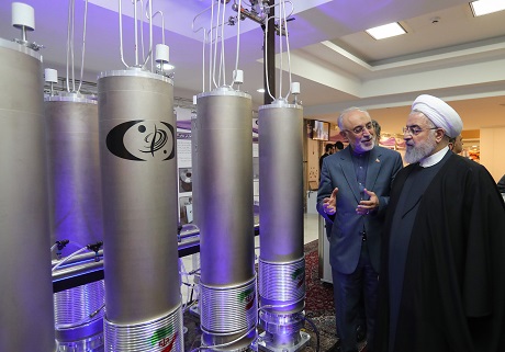 Iran stops respecting limits on its nuclear activities agreed under 2015 deal.PHOTO: AFP