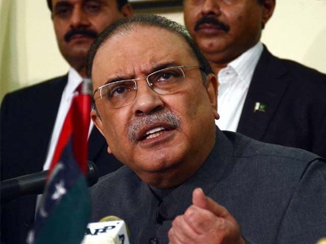 PPP co-chairman Asif Ali Zardari. PHOTO: File