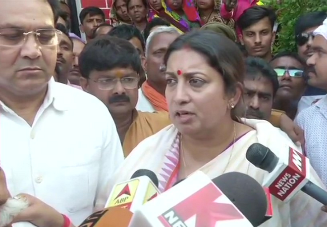 Surendra Singh close aide of Smriti Irani was shot dead at his home in Amethi. PHOTO: ANI