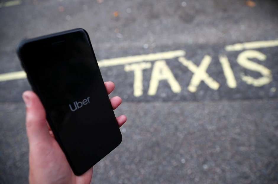 The Uber application is seen on a mobile phone in London, Britain, September 14, 2018.
PHOTO: REUTERS