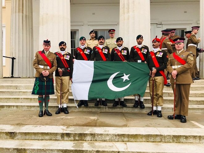 Pakistan Army team has been the winner of Pace Sticking Competition for the second consecutive year. PHOTO: ISPR
