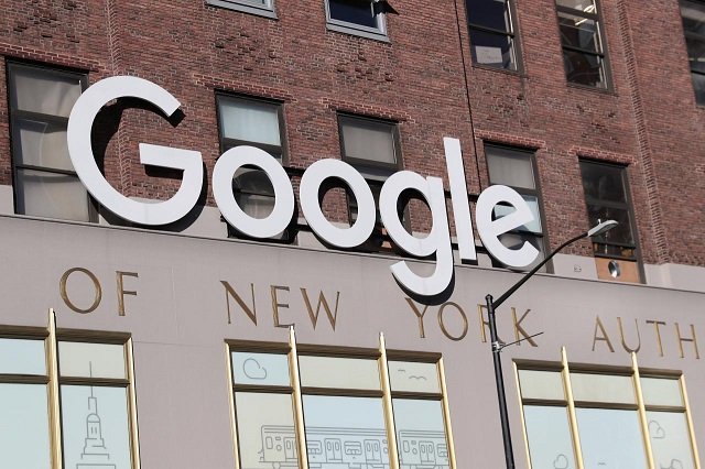 Google signage is seen at the Google headquarters in the Manhattan borough of New York City, New York, US, December 19, 2018.
PHOTO: REUTERS