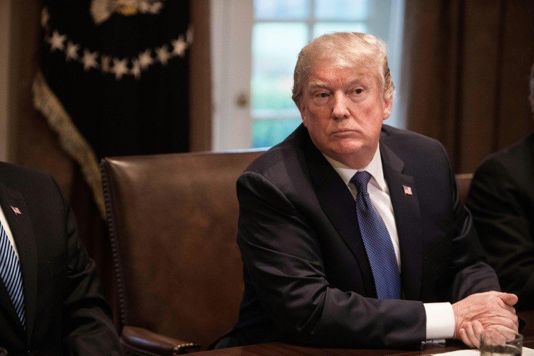 US President Donald Trump. PHOTO: AFP