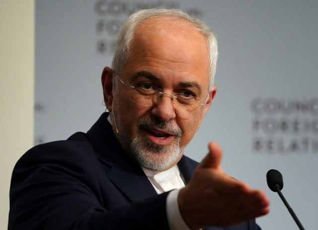 Iran's Foreign Minister Mohammad Javad Zarif, seen in this April 2018 picture, says the United States brought upon themselves the crisis in the strategic Gulf. PHOTO: AFP
