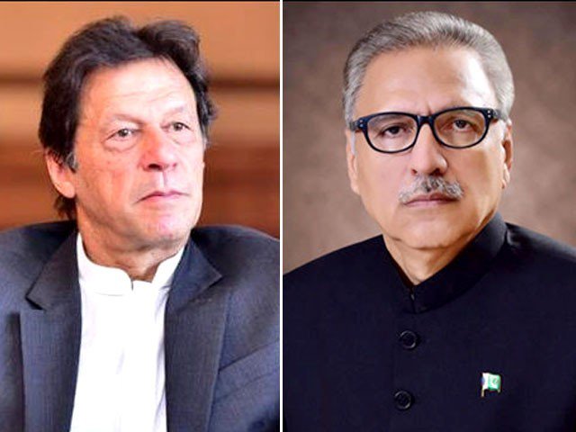 Prime Minister Imran Khan and President Arif Alvi. PHOTO: FILE