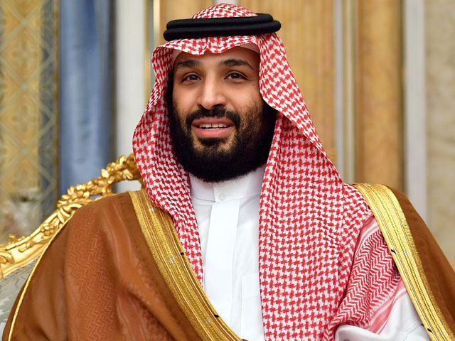 Saudi Arabia's Crown Prince Mohammed bin Salman attends a meeting with US Secretary of State Mike Pompeo in Jeddah, Saudi Arabia, September 18, 2019. PHOTO: REUTERS/FILE