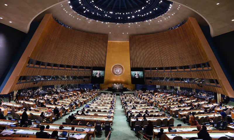 The United Nations General Assembly. PHOTO: AFP