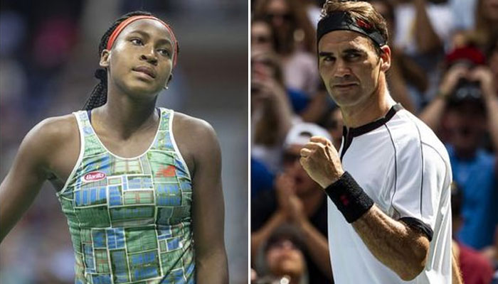 The teenager is managed by Federer's Team8 and even shares an Italian pasta sponsor with the 20-time major winner. PHOTO: AFP