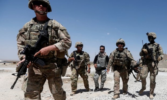 US Forces-Afghanistan spokesperson Colonel Sonny Leggett said the US now has around 13,000 troops in the country. PHOTO: REUTERS/FILE