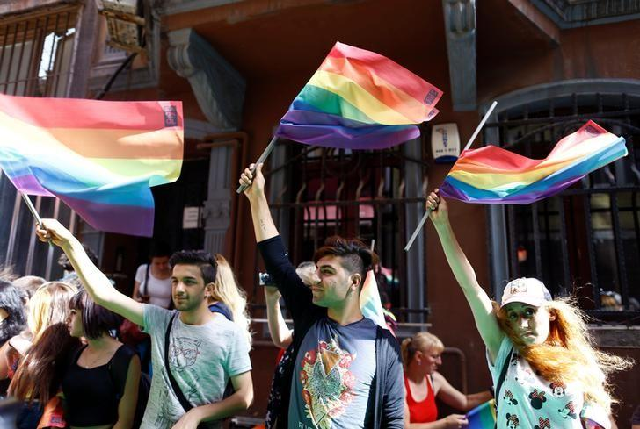 Pride march in Turkey. PHOTO: Reuters