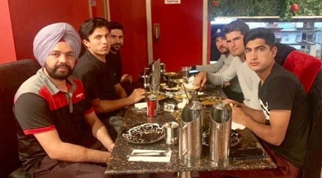 The benign gesture of cricketers heaps praises on social media. PHOTO: SOCIAL MEDIA