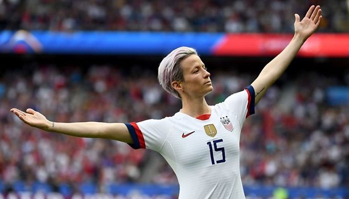 34-year-old was the star of this year's Women's World Cup as the United States successfully defended their title. PHOTO: AFP