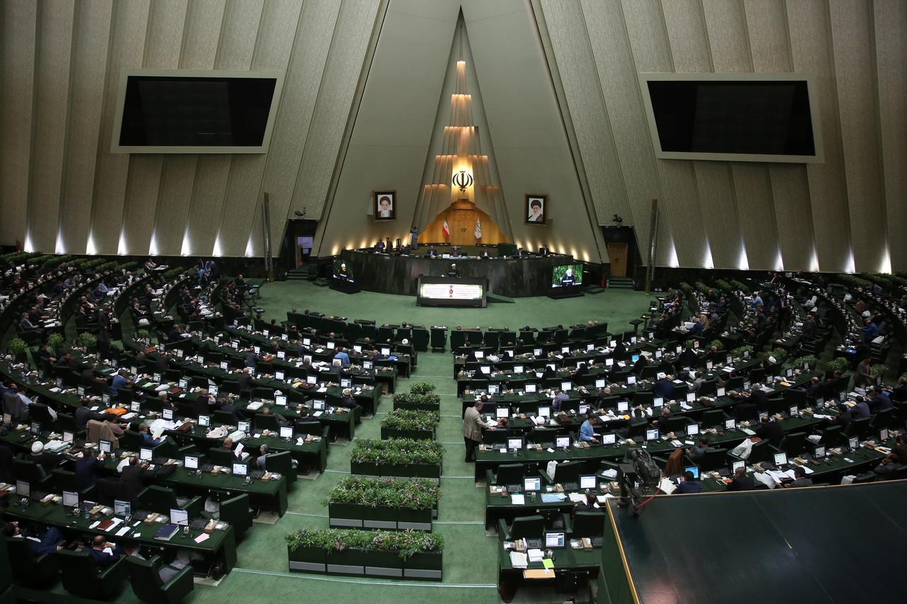 Top Guards commander briefs Iran parliament. PHOTO: REUTERS