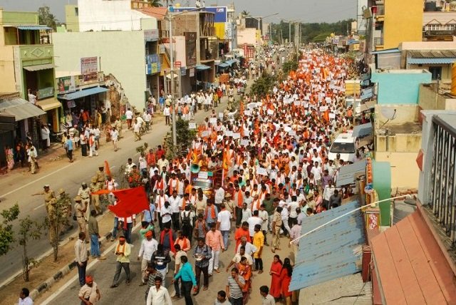 Many Hindus believe the hill where the Jesus statue is set to stand in the Christian-dominated village of Harobele is the abode of a Hindu deity. PHOTO: AFP