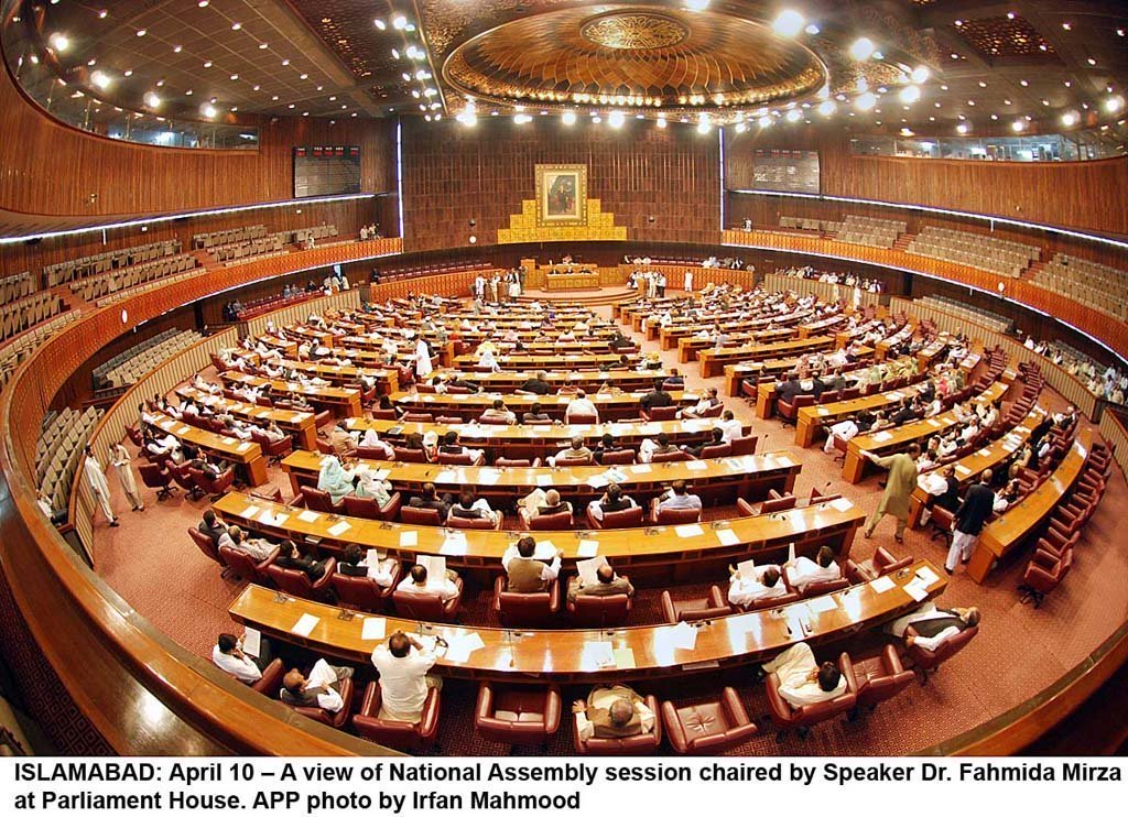 National Assembly of Pakistan. PHOTO: APP