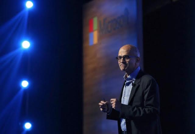Microsoft CEO Satya Nadella speaks at the Future Decoded conference in Mumbai, India. PHOTO: REUTERS/FILE