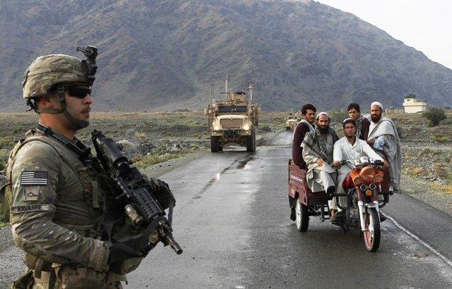 A file photo of US troops in Afghanistan. PHOTO: REUTERS