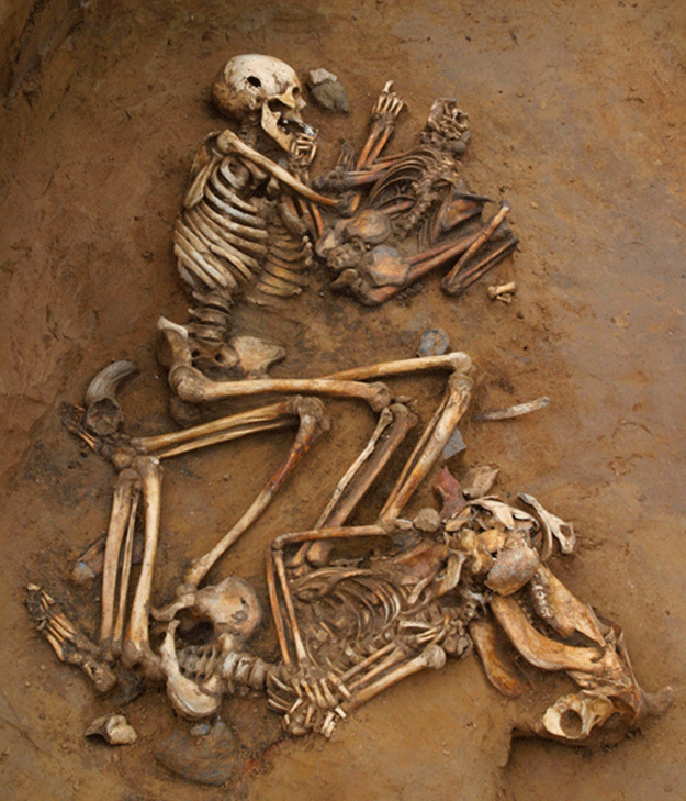 A file photo of ancient skeletons. PHOTO: Smitsonianmag.com