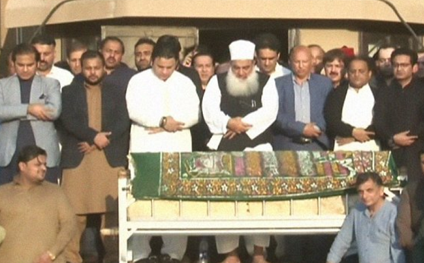 Politicians belonging to both opposition and govt attended the funeral prayer