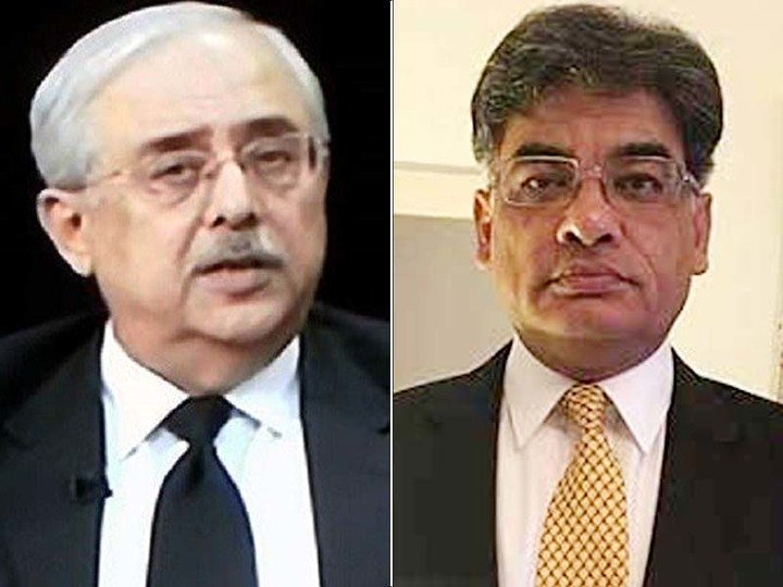 File photo of Anwar Mansoor Khan (left) and Khalid Javed Khan (right)