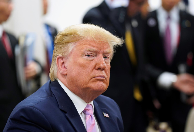US President Trump. PHOTO: Reuters