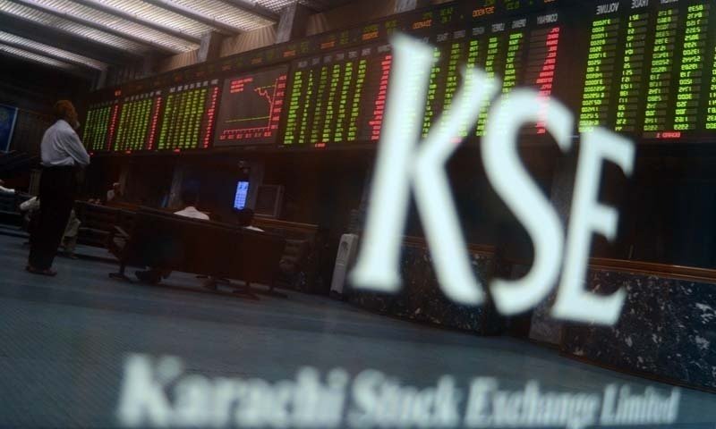 Benchmark index decreases 1.34% to close at 38,338.33. PHOTO: AFP