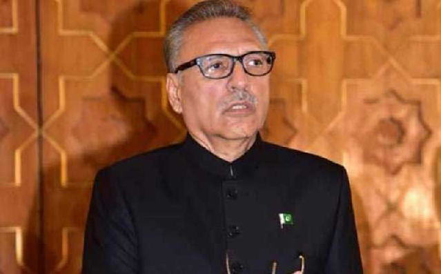 A Radio Pakistan file photo of President Dr Arif Alvi.