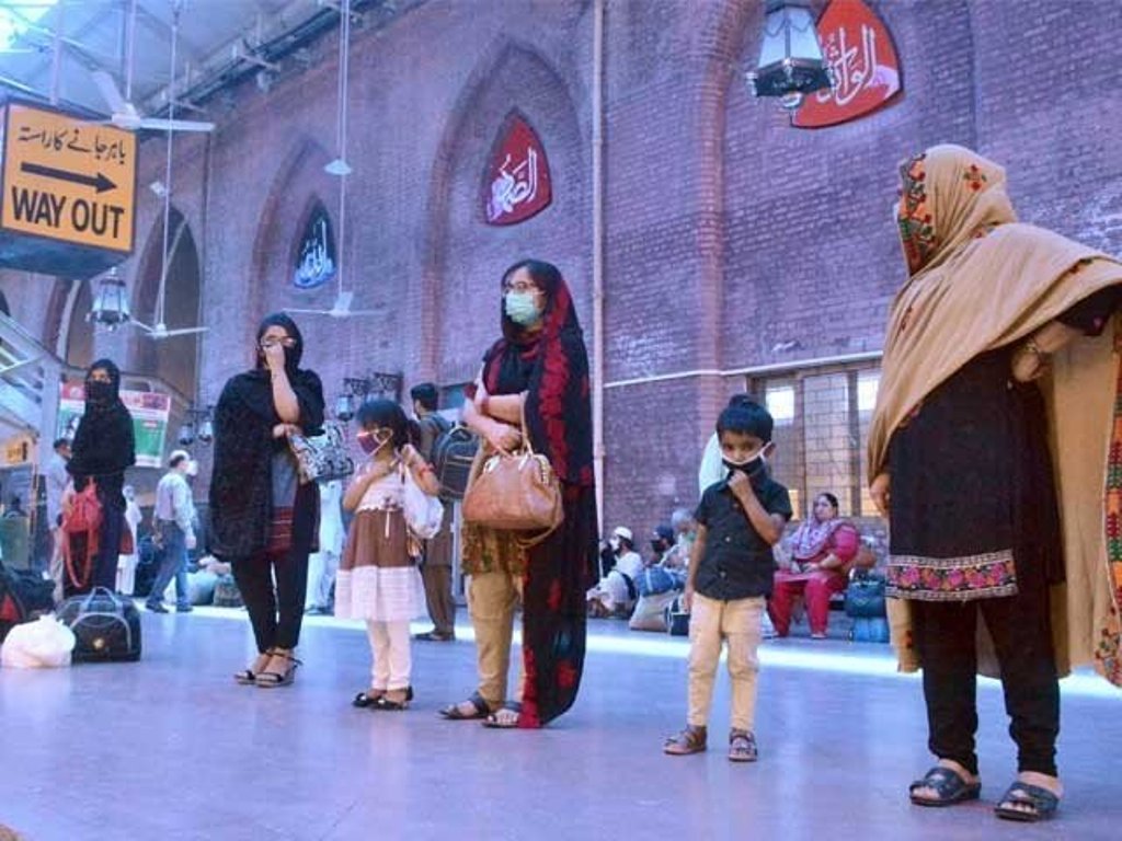 In a file photo passengers are seen waiting at a railway station. PHOTO: EXPRESS