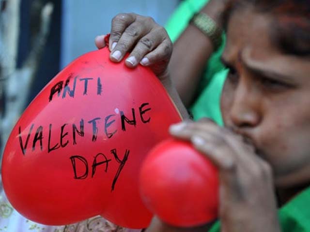 Valentine’s Day can mean whatever you want it to mean for you. PHOTO: AFP.
