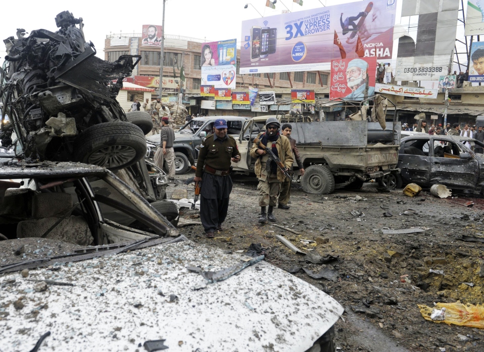 Police complain that no ‘specific’ information was shared with them by intelligence agencies. PHOTO: AFP/FILE