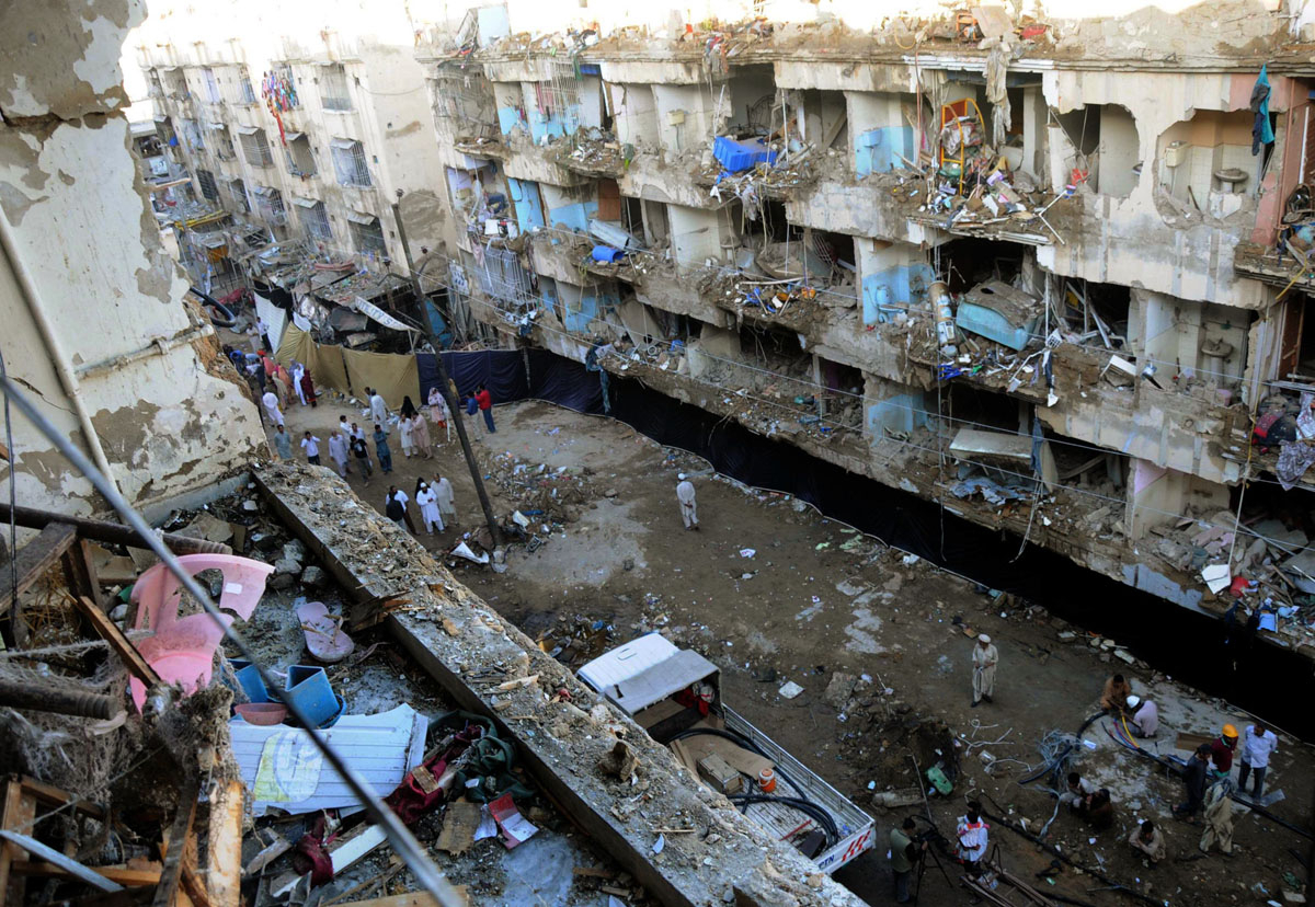 Governor Dr Ishratul Ebad Khan has formed an eight member commission to oversee the process of reconstruction. PHOTO: RASHID AJMERI/EXPRESS/FILE