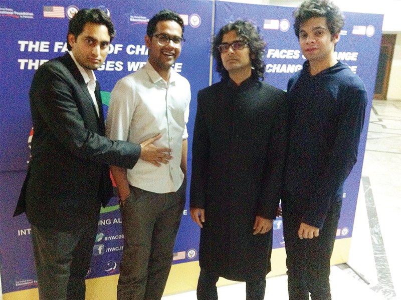 The singers and comedians representing Pakistan at IYAC 2013. PHOTO: PUBLICITY
