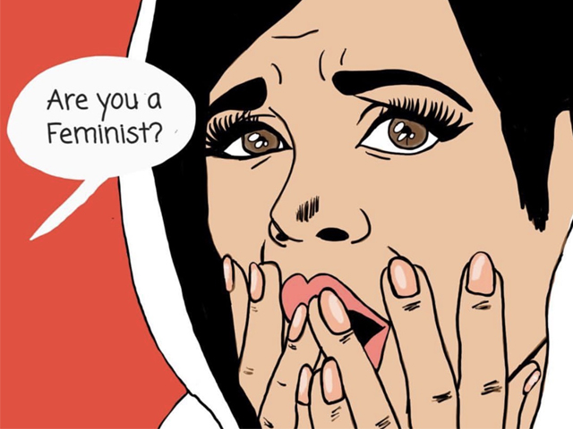 Just because I look at the world through a feminist lens does not mean I am a lesbian. PHOTO: THE PAKISTANI MARTHA STEWART