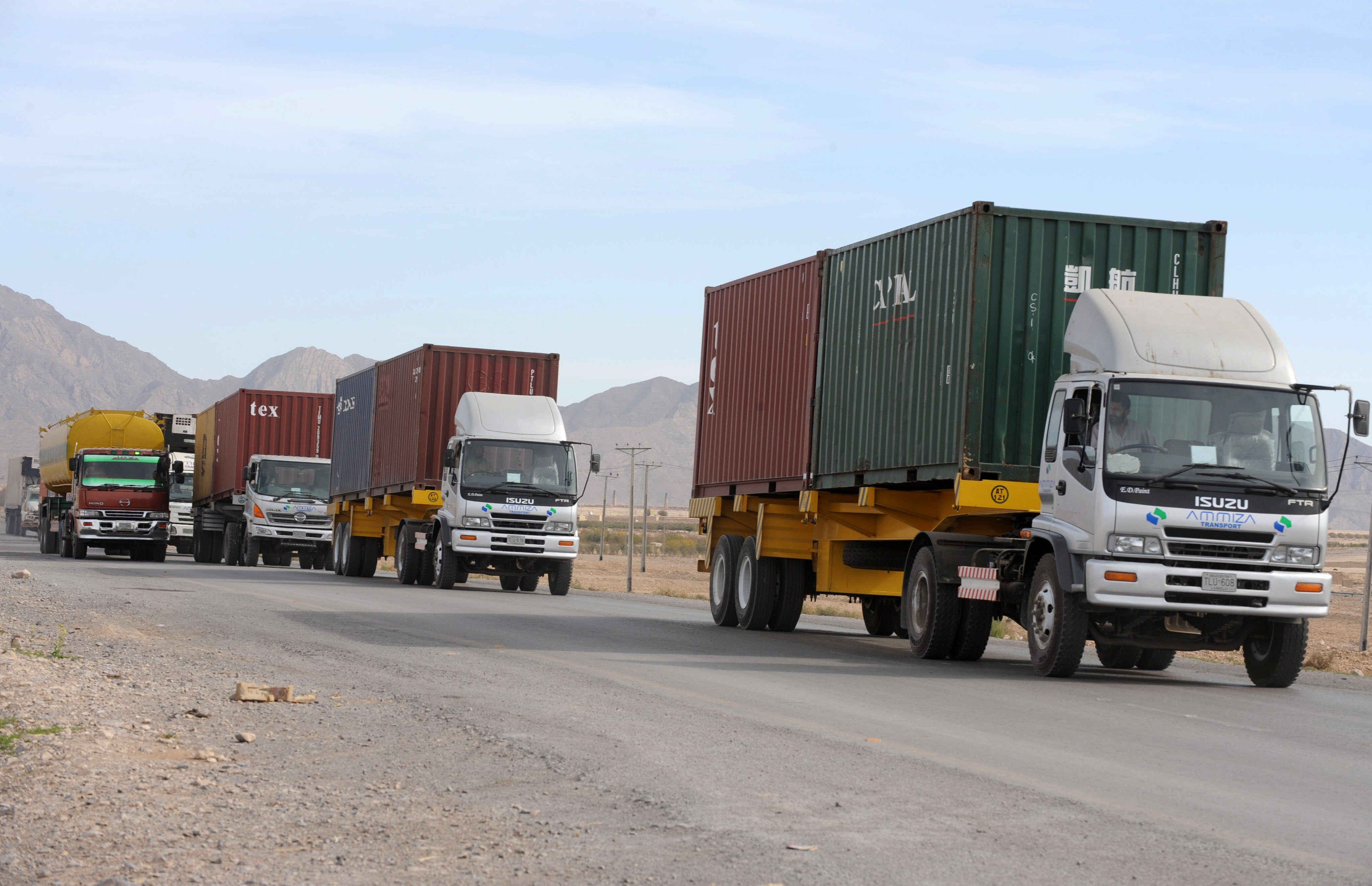 The foreign office has maintained that the government has continued the passage of NATO supplies to facilitate NATO withdrawal from Afghanistan. PHOTO: AFP/ FILE