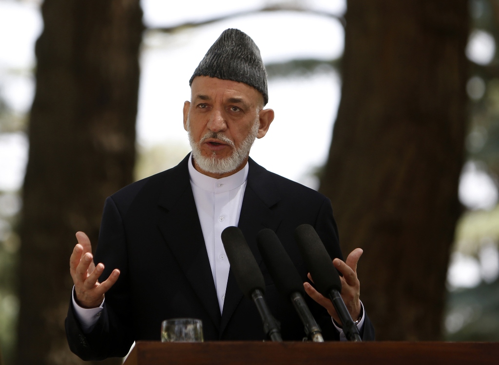 Afghan President Hamid Karzai. PHOTO: REUTERS