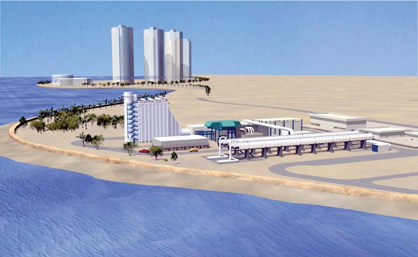 The plant had the capacity of producing 94 megawatts of energy and had production capacity of approximately 14 million litres of drinking water daily. IMAGE: DHACOGEN.COM