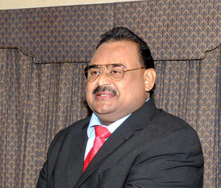 Muttahida Qaumi Movement (MQM) chief Altaf Hussain. PHOTO: PID
