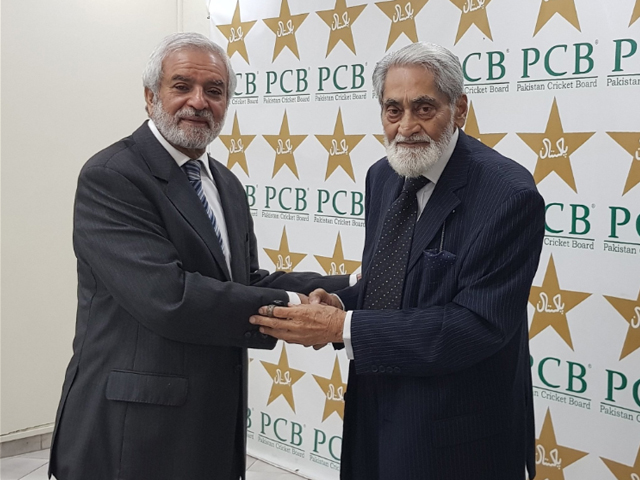 Ehsan Mani has been elected unopposed as the new chairman of PCB in the board’s election which was held at Gaddafi Stadium, Lahore on Tuesday. PHOTO: PCB