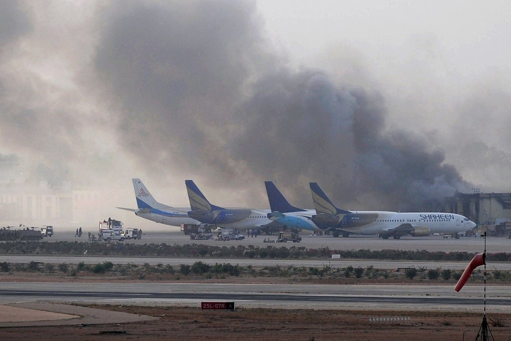 Police said they had also increased patrolling of the area around the airport. PHOTO: AFP
