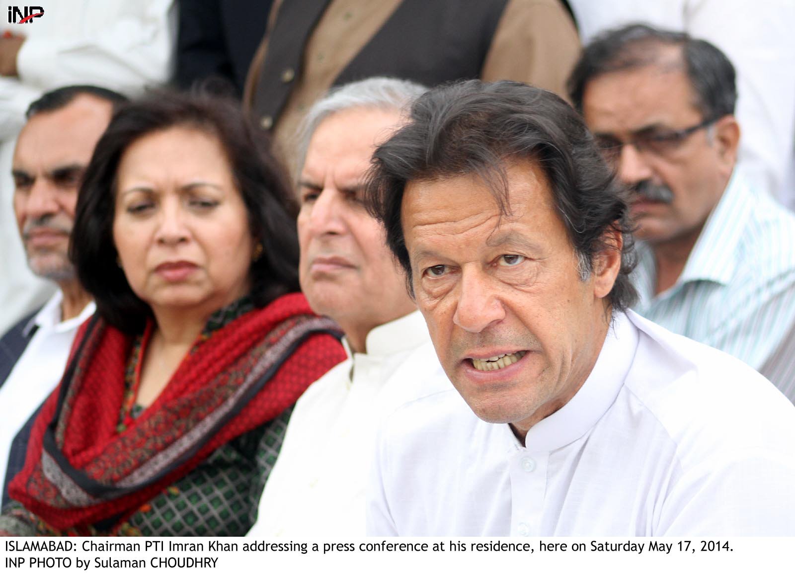 Pakistan Tehreek-e-Insaf chairperson Imran Khan. PHOTO: INP
