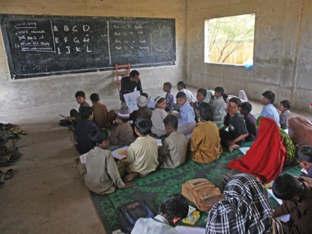 An estimated 52% of children in Sindh are still out of school. PHOTO: FILE