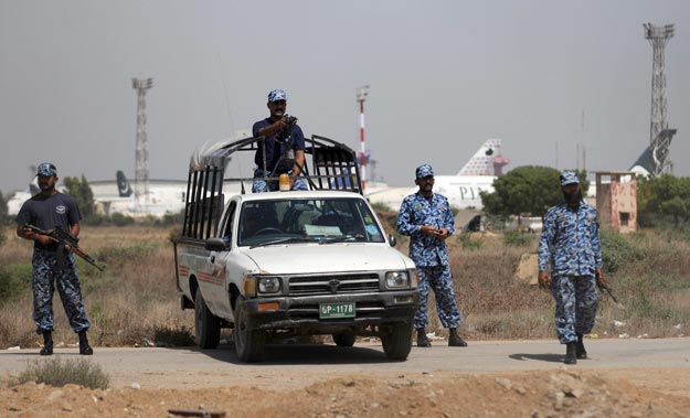 ASF personnel deputed at the site immediately responded, preventing militants to inflict any major damage. PHOTO: AFP