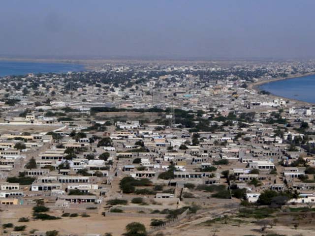 The residential area of Gwadar port in the Arabian Sea. PHOTO: AFP