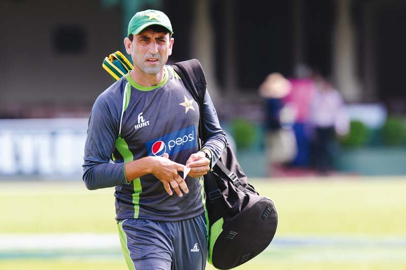 Younus, who becomes only the fifth Pakistan cricketer to reach the 100-Test landmark, is third on the all-time Test top scorers for the men in green. PHOTO: AFP