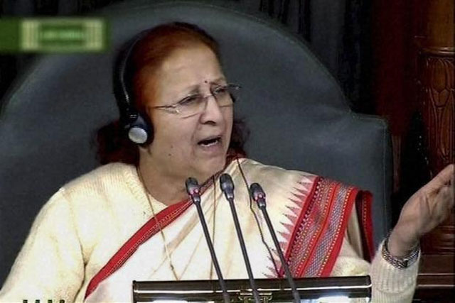 Pakistan is not focused on development, does not think about its citizens, says Lok Sabha speaker. PHOTO: PTI