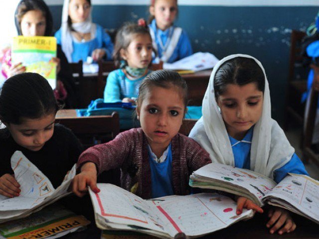 A number of schools in the district do not have adequate basic facilities like electricity and clean drinking water. PHOTO: AFP.
