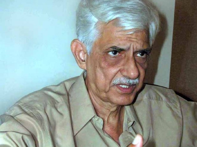 Senator Taj Haider will table a bill aiming at limiting centre’s jurisdiction in the provinces. PHOTO: ONLINE